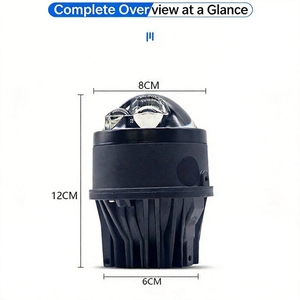 Fari Fendinebbia LED da 2 e 3 Pollici per Veicoli Toyota, Honda, Mercedes, Proiettore Bi-Lente Laser, Gruppo Ottico Completo - Product Image 5