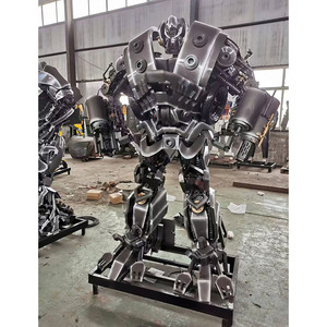 Escultura de Robot Gigante de Metal para Exteriores de Gran Tamaño, <span class=keywords><strong>Transformers</strong></span> con Luz LED, Estatua de <span class=keywords><strong>Megatron</strong></span> de Acero Inoxidable - Product Image 3