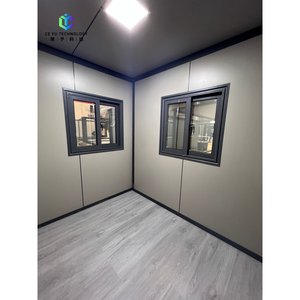 Contenedor de Envío Expandible Personalizado de 20 pies, Diseño Moderno, Panel Sándwich Transpirable, Edificio de Oficinas con Techo Plano - Product Image 4