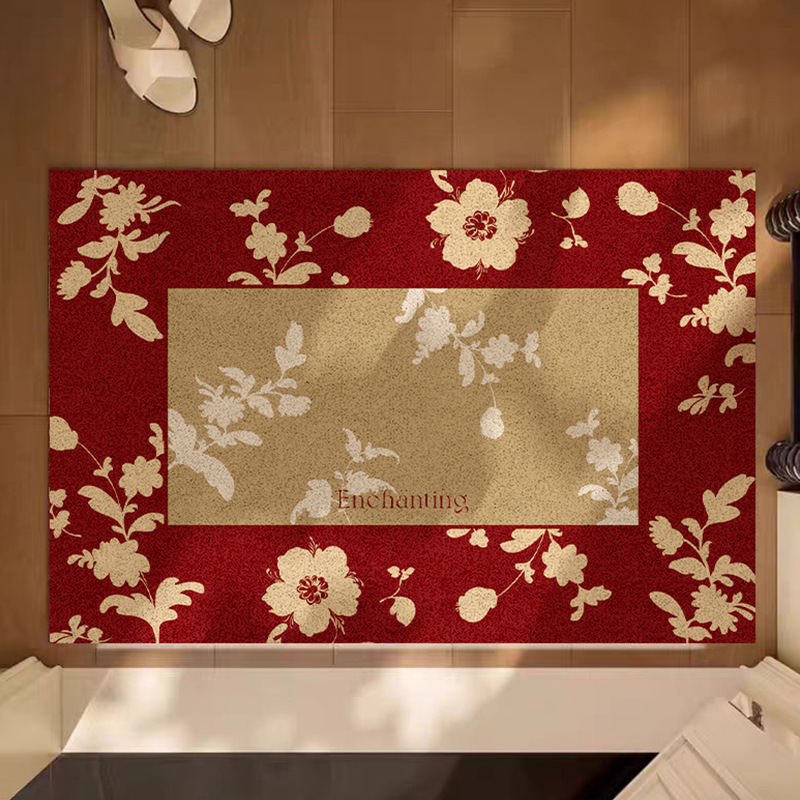 Brocade and Blooming Flowers