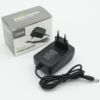 Vente directe d'usine, adaptateur d'alimentation 12v2a, adaptateur d'alimentation 12v1a AC vers DC, adaptateur 24w pour lampe LED universelle