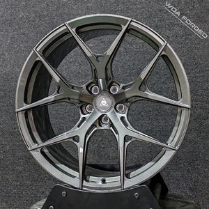Jantes en alliage personnalisées WOA Forged HF5 Silver Gloss Black pour Volkswagen <span class=keywords><strong>Golf</strong></span> <span class=keywords><strong>GTI</strong></span> MK4 MK5 MK7 - Product Image 2