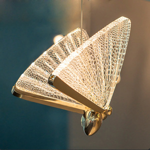 2021 oro di colore Acrilico Lampadario Farfalla <span class=keywords><strong>Tiffany</strong></span> Lampada A Sospensione Ha Condotto Le Luci - Product Image 5