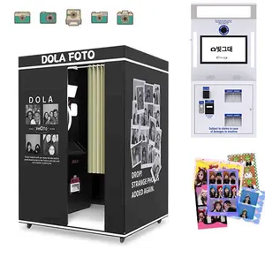 PHOTO BOOTH Digital Dual Port Printers Printing Photo Booth Smart Selfie Mirror Reverse Vending Machine Motion Camera Booth