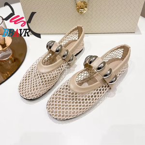 Zuecos y Mules Casuales para Mujer 2025, Zapatos Planos Transpirables de Verano con Tiras Ajustables - Product Image 2