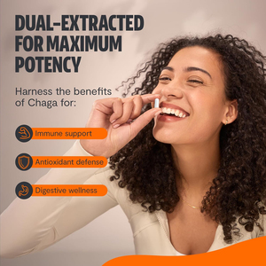 Suplemento Nutracéutico de Hongos Chaga, 14000mg, Favorece el Bienestar General, 120 Cápsulas de Hongos Chaga - Product Image 4