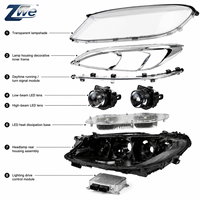 Untuk W205, OE 2059067303, Lampu Depan Kiri, Rakitan Lampu Depan, Cocok untuk 2014-2017, Plug and Play, Tidak Perlu Pemasangan Kabel Ulang, Sesuai OE