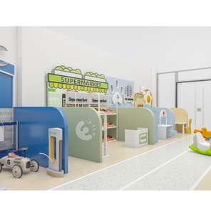 Eibele Promotion : Mini-<span class=keywords><strong>ville</strong></span> de jeu d'imitation pour enfants, équipement commercial de parc d'attractions intérieur pour enfants - Product Image 2