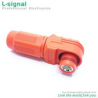 Connecteur en plastique, pièce de rechange, prise à Angle droit femelle 1 Pin 12MM 300A IP67 HV