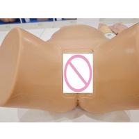 Modelo de Cateterización con Genitales Intercambiables, Maniquí de Cateterización Masculina y Femenina, Simulador de Entrenamiento para Enfermería Hospitalaria