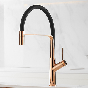 Nuevo 2024 grifo de armario de <span class=keywords><strong>cocina</strong></span> <span class=keywords><strong>gourmet</strong></span> profesional grifo de <span class=keywords><strong>cocina</strong></span> de oro rosa para <span class=keywords><strong>cocina</strong></span> de apartamento de Hotel - Product Image 1