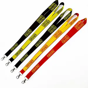 BSBH Popular High Quality Luxury Lanyard with Woven Logo Custom Nylon Polyester Lanyard