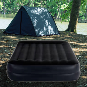 Colchón Inflable Negro para 2 Personas OEM C02 Avenli Jilong <span class=keywords><strong>INTEX</strong></span> 64142 con Almohada Integrada, Colchón de Camping Aterciopelado para Interiores y Exteriores - Product Image 2