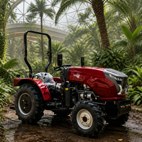 Tracteur agricole compact diesel 4x4 à moteur XICHAI 30 CV, très vendu, haute productivité pour vergers et vignobles
