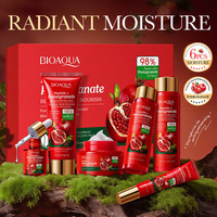 Ensemble de soins du visage luxueux 6 pièces pour femmes, à base de niacinamide et d'acide hyaluronique, éclaircissant, hydratant et rajeunissant, pour tous types de peaux