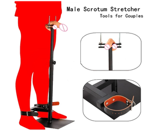 男性ペニスコックボードペニス陰嚢ストレッチャーBDSMボンデージフレーム<span class=keywords><strong>CBT</strong></span>ツール足首袖口男性カップル大人のための大人の家具のおもちゃ - Product Image 6