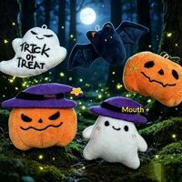 Pendentif d'Halloween : Accessoires amusants en forme de citrouille et de fantôme, poupée en peluche, accessoires à suspendre au sac, décoration de porte-clés