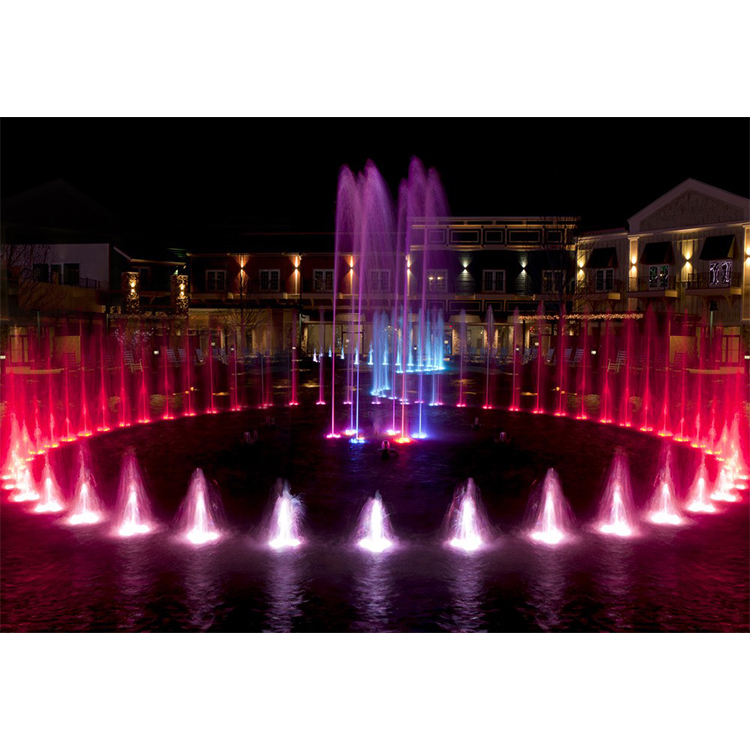 Outdoor Colorful Rgb Music Dancing Lights Performance Pool Decoration Water Fountain Show