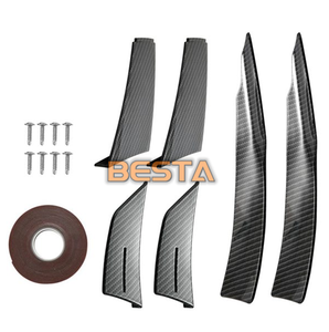 Pour <span class=keywords><strong>BMW</strong></span> Série 3 <span class=keywords><strong>F80M3</strong></span> F82M4 pare-chocs bande Anti-collision pare-chocs avant bande Anti-atch pare-chocs avant en Fiber de carbone - Product Image 5