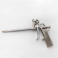Pistolet à mousse polyuréthane de qualité industrielle, remplissage sans nettoyage, pistolet universel pour agent moussant, en alliage avec valve.