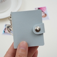 Mini album photo en cuir avec bouton à ressort pour couples, petit album photo pour enfants, photos personnelles, photos de voyage