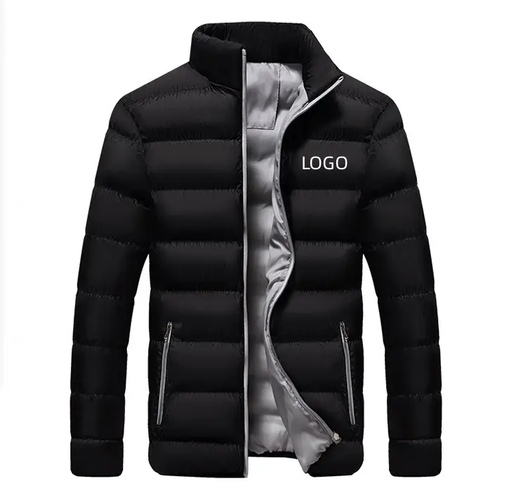 2022 New Men's Jackets Men Casual Fashion Winter Puffer Jacket Mens Short Bomber Bubble Coats large