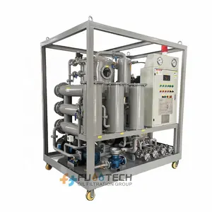 FUOOTECH High Vacuum Remove Impurities Insulating Oil Filtration System Transformer Oil Filtration Treatment Machine