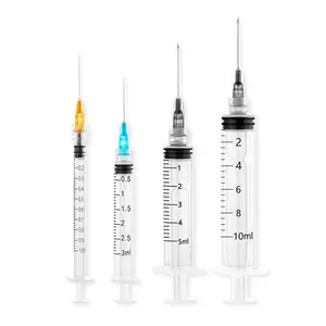 Hochdruck tragbare Einweg-Syringe mit Luerverschluss 3 ml medizinisches tiermedizinisches Equipment