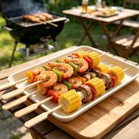 Brochettes en bambou Teppo, taille personnalisée, brochettes en bambou naturel pour barbecue Yakitori, vente en gros, fête, restaurant, écologiques