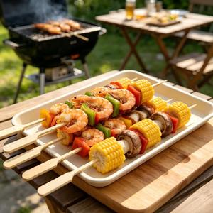 Brochettes en <span class=keywords><strong>bambou</strong></span> Teppo, taille personnalisée, brochettes en <span class=keywords><strong>bambou</strong></span> naturel pour barbecue Yakitori, vente en gros, fête, restaurant, écologiques - Product Image 5