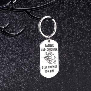 Cha và con gái con trai Keychain tốt nhất CHA quà tặng cho cha sinh nhật món quà giáng sinh cho cha tốt nhất bạn bè cho cuộc sống Quà Tặng - Product Image 4