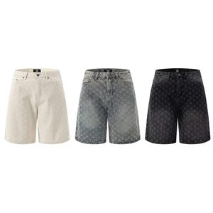 Fabricante de Jorts de Mezclilla al por Mayor, Jorts Casuales de Diseño Jacquard para Hombre, Pantalones Cortos de Mezclilla Anchos y Holgados de Cintura Media para Verano - Product Image 4
