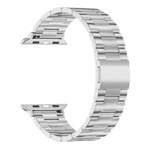 Correa de reloj de metal de titanio para <span class=keywords><strong>Apple</strong></span> <span class=keywords><strong>Watch</strong></span> Ultra Series 9 8 7 <span class=keywords><strong>6</strong></span> 41mm 45mm 49mm de lujo 3 enlaces Cierre magnético correa de reloj inteligente - Product Image 5