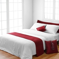 Rouleau de tissu de lin de lit de drap d'hôtel bon marché Offre Spéciale de la Chine Jacquard tissu d'ameublement rouleau de tissu de coton canadien
