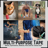 Bande de sport bande élastique bande de premiers soins bande athlétique auto-adhésive pour les athlètes de boxe Bandages poignet cheville entorses gonflement