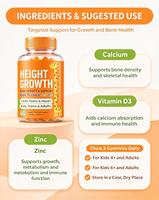 Gummies de Vitamine C ODM/OEM pour le Soutien Immunitaire et du Sommeil, 2 Doses par Jour, Comestibles et Sains pour la Croissance des Enfants