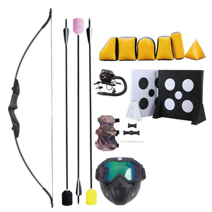 Prix d'usine – Flèches d'attaque et de défense personnalisées pour jeux, arc recurve en métal Ecurve, ensemble d'arc à poulies - Product Image 1