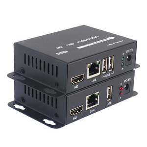HD Máy phát quang Ethernet chuyển đổi HD + USB âm thanh video máy phát quang mạng Extender chuyển đổi 1-Cặp - Product Image 3