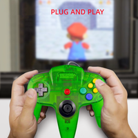 Nuevo Controlador de Juego con Cable para Consola N64, Controlador USB para Joystick de Nintendo 64