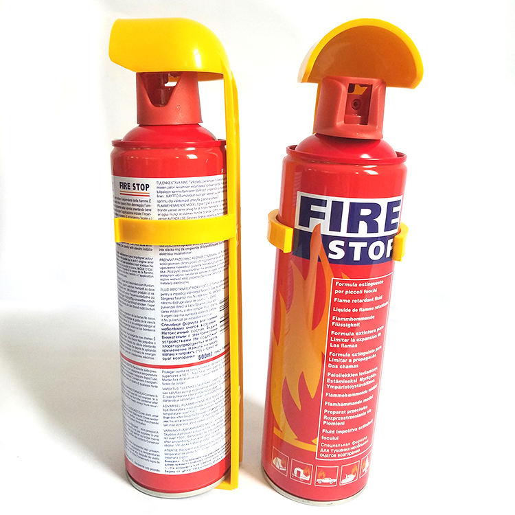 Fire Spray Extincteur Pour Voiture IWH Spray Extincteur 750ml Mousse ABF | Extincteur Compact Voiture Camping Maison Sécurite Incendie Extincteur Portable Classe A F Extincteur F