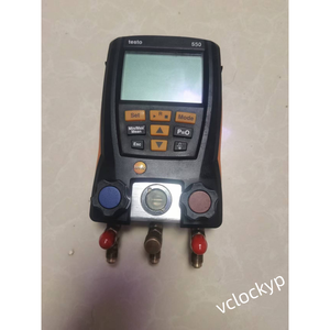 Ensemble de manomètres Testo 550 avec flexibles et colliers de serrage &amp;   Étui rigide 0563 1550 testé HVAC, d'occasion - Product Image 1