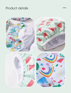 <span class=keywords><strong>Piscine</strong></span> imprimé imperméable Polyester corps <span class=keywords><strong>couche</strong></span> de bain enfants natation maille bébé maillots de bain - Product Image 4