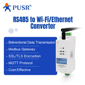 Convertisseur Ethernet WiFi <span class=keywords><strong>USRIOT</strong></span> USR-DR404 RS485 GUOCAN, passerelle Modbus RTU TCP, serveurs série WLAN 802.11 A/b/g/n, SSL/TLS - Product Image 2