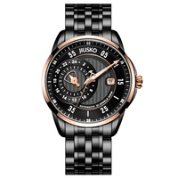 Montre de luxe étanche avec logo personnalisé, montre automatique avec logo personnalisé