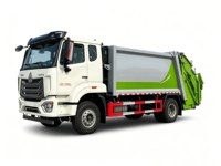 Camion compacteur de déchets diesel manuel HOWO 6x4 de 16 mètres cubes, véhicule de collecte des ordures urbaines