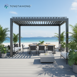 Pérgola de Lujo Resistente para Jardín, Gazebo Exterior Impermeable de Aluminio Bioclimático de 6*3 Metros para Patio, en Oferta - Product Image 1
