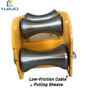 Rodillo de Cable de Esquina Triple Resistente YILI, Guía de Cable de Aluminio de Alta Resistencia con Tres Ruedas para Sistemas de Telecomunicaciones y Redes Eléctricas - Product Image 1