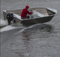 Bateau de pêche en aluminium à console centrale pas cher, bateaux à coque en V pour la pêche avec moteur hors-bord