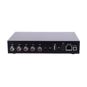 ตัวเข้ารหัสวิดีโอ SDI แบบ 4 อินพุต 1 เอาต์พุต รองรับ 3G-SDI/ อินพุต/เอาต์พุต 1080P60 4K รองรับ MJPEG Codecs NDI RTMP สตรีมสด H.264/H.265 - Product Image 1