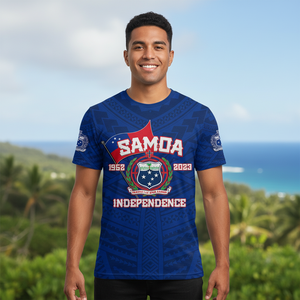 FA'AVAE I LE ATUA SAMOA Rugby League Jersey Crew Neck T-Shirt Essential Samoan <span class=keywords><strong>Warriors</strong></span> Short-Sleeve Breathable Casual T-Shirt - Product Image 3